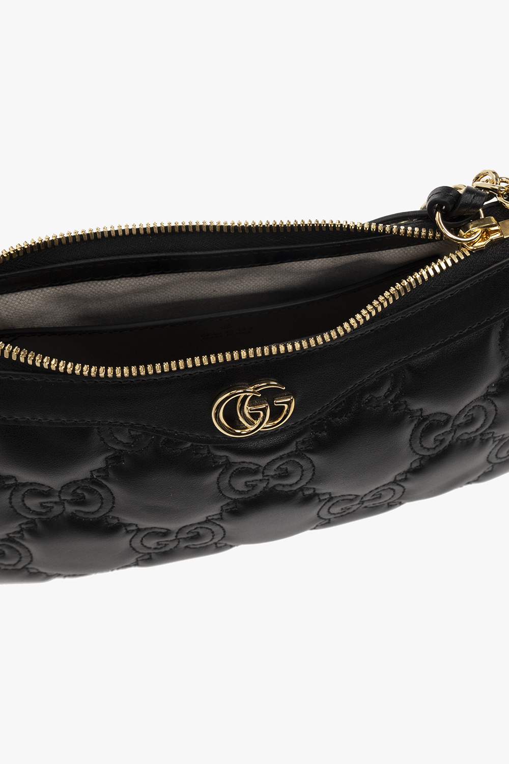 ハンドバッグ GUCCI HAND BAG (735049UM8HG 1046) Czarny Pikowana torba na ramię Gucci - Vitkac Polska